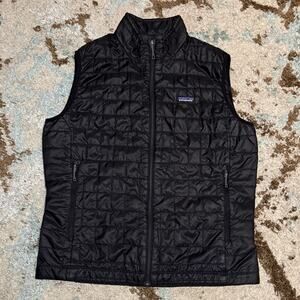 Patagonia Mens Nano Puff Vest Size Large Black 84242